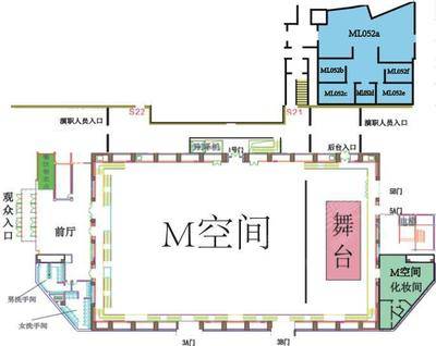 北京M空间主厅场地尺寸图36